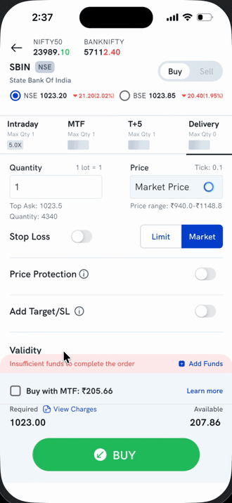 Setting an SL order's limit price to fill like an SL-M order